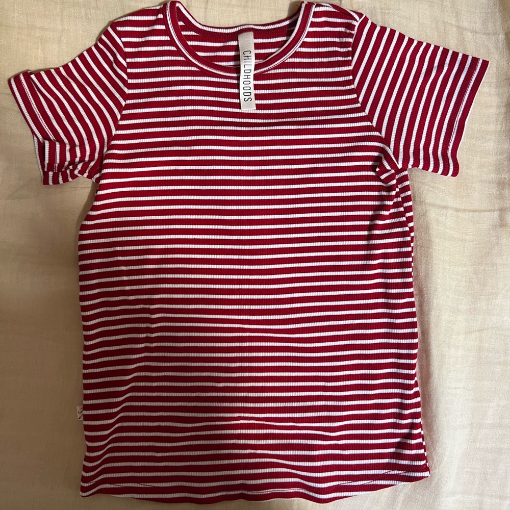childhood clothing ribbed knit T